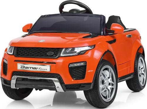 Samochód dla dziecka BAMBI RACER Land Rover Suv Jeep 1 osobowy Pomarańczowy
