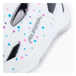 Kask rowerowy dziecięcy Alpina Carapax white