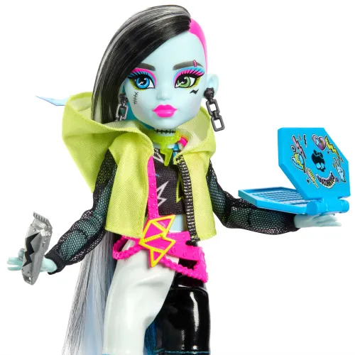 Lalka MONSTER HIGH Straszysekrety Frankie Stein Seria 3 HNF79