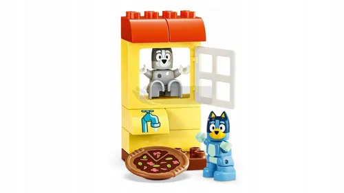LEGO DUPLO BLUEY 10469 Pizzerki z Mufdinką i Bluey, zestaw klocków +2 lata