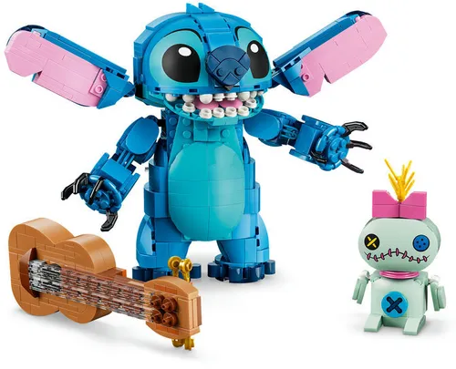 LEGO Disney 43296 Stitch i Strupka, zestaw klocków 9+