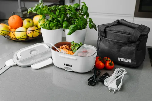 Lunchbox podgrzewany N'oveen LB410 1,1l Szary