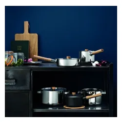 EVA SOLO Nordic Kitchen 2 l - rondel z pokrywką ze stali nierdzewnej