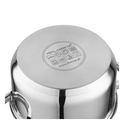 Garnek ze stali nierdzewnej z pokrywką FLORINA CLAUDE 2,6 l