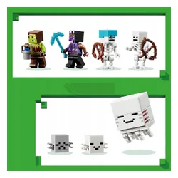 LEGO Minecraft 21597 Stacja Ghasta, zestaw klocków 9+