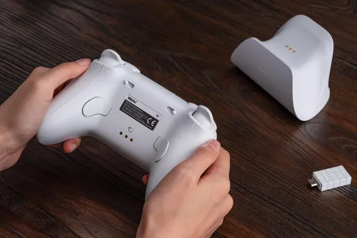 Pad 8BitDo Ultimate 2 Wireless Controller do PC, Android Bezprzewodowy Biały