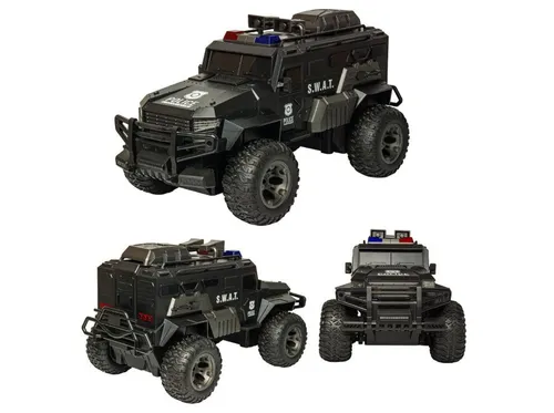 Zdalnie sterowany monster truck policyjny Big Foot RC Truck 1:8