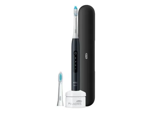 Elektrikli Diş Fırçası Oral-B Pulsonic Slim Luxe 4500 Mat Siyah Seyahat Sürümü