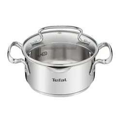 Zestaw garnków TEFAL Duetto+ G732SA55 Stal nierdzewna 18/10 Indukcja Możliwość mycia w zmywarce (10 elementów)