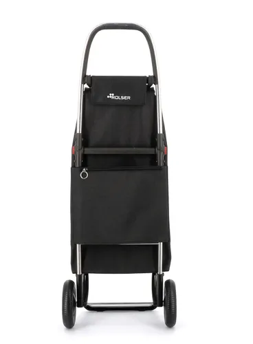 Coș de cumpărături pliere 2 roți Rolser și-MAX TWEED-negru