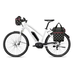 Torba na kierownicę KlickFix Roomy Mixed Dots Black