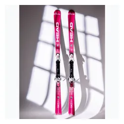 Narty zjazdowe HEAD WC Rebels e-Race Pro RP WCR 14 + wiązania Freeflex 14 GW 75 Years pink