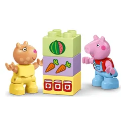 LEGO Duplo Świnka Peppa 10468 Ciągnik i rynek