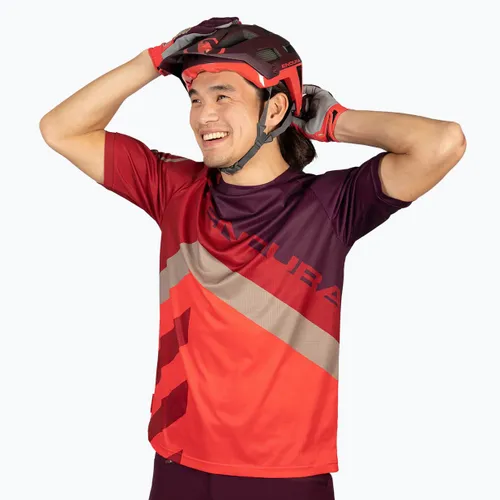 Kask rowerowy Endura Singletrack MIPS pomegranate