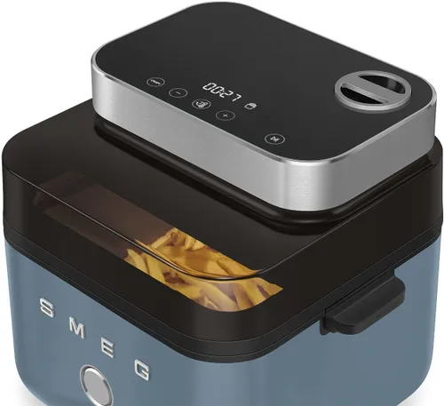 Air Fryer Frytkownica beztłuszczowa SMEG AFC01SBMEU 7l z okienkiem do obserwacji postępów gotowania