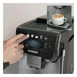 Ekspres Siemens EQ600 iAroma Inox Silver TP603E07 Szerokość 28,1cm
