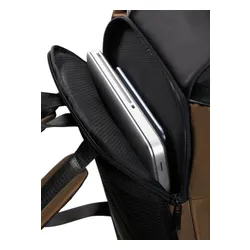 Рюкзак городской Samsonite Relyon Backpack 15,6" с клапаном - коричневый