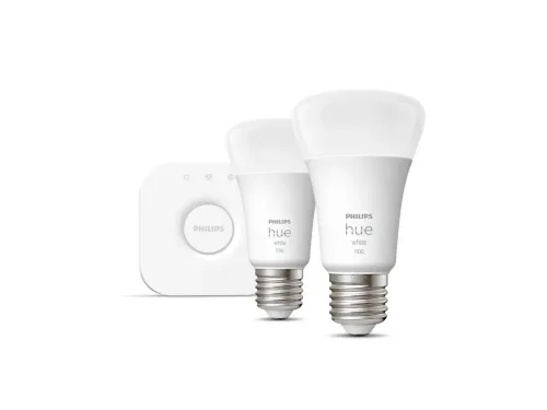 Żarówka LED Philips Hue White E27 2 szt. Zestaw startowy