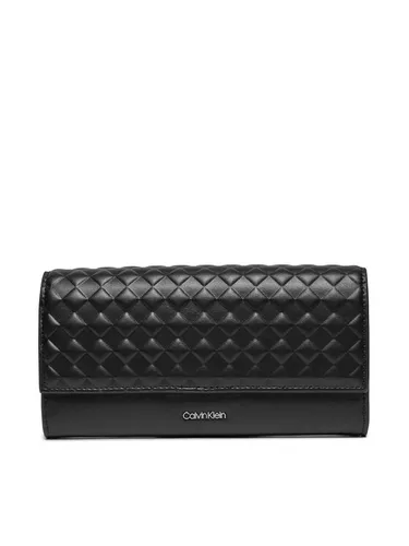 Calvin Klein Большой женский кошелек Calvin Mini Quilt Large Trifold Wallet K60K611895