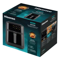 Air Fryer Frytkownica beztłuszczowa HISENSE HAF1800DCD 6.3l z okienkiem do obserwacji postępów gotowania