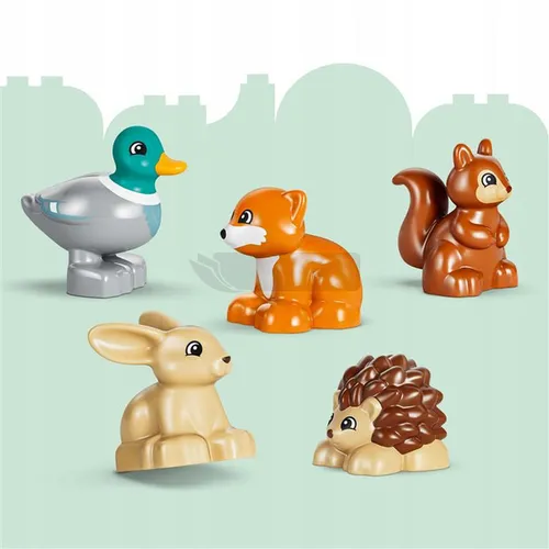 LEGO Duplo 10480 Las odkrywców z dzikimi zwierzętami, zestaw klocków 3+