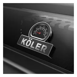 Grill gazowy KOLER Krone Compact Pro Czarny 15.8 kW 60 x 46 cm