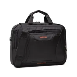 American Tourister la locul de muncă Laptop Bag 88532-1070-1cnu negru / portocaliu