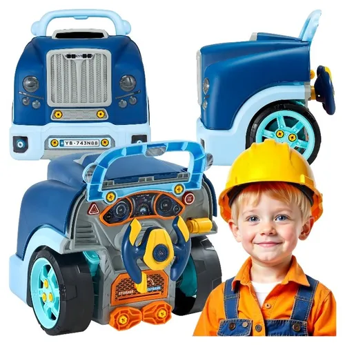 Duży interaktywny Silnik do skręcania rozkręcania Mały Mechanik zabawka 3+
