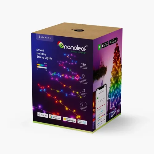 Łańcuch świetlny Nanoleaf 1D Outdoor Holiday String Lights Starter Kit