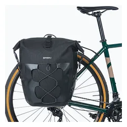 Sakwa rowerowa Basil Navigator Waterproof Single Bag MIK Hooks 25-31 l black