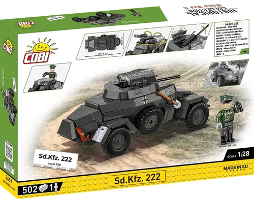 Cobi Klocki Klocki Sd.Kfz 222 502 klocki