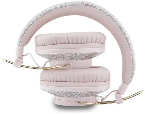 Słuchawki nauszne GUESS Triangle Logo Bluetooth ENC Różowy