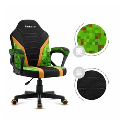 Fotel HUZARO Ranger 1.0 Pixel Mesh Czarno-zielony