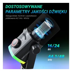 Mikrofon Fifine AM8PROT Przewodowy Dynamiczny Czarny