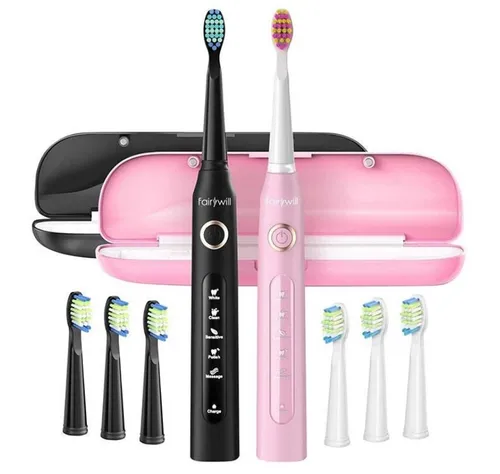 Zestaw szczoteczek sonicznych FAIRYWILL FW-507 (2 szt.)