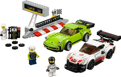 Конструктор Lego Speed Champions Porsche 911 RSR и 911 Turbo 3.0 (75888)