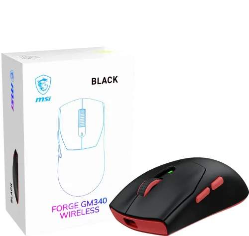 Myszka gamingowa MSI Forge GM340 Wireless Czarny