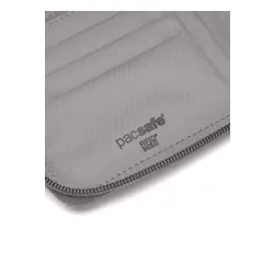 Portfel antykradzieżowy Pacsafe RFIDsafe Zip Around Wallet - stone