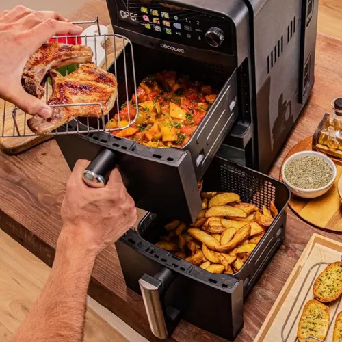 Air Fryer Frytkownica beztłuszczowa CECOTEC Cecofry DuoLevel 10000 10l z podwójnym koszem