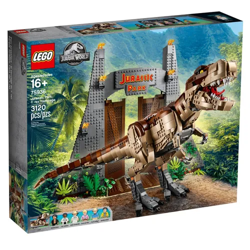 Конструктор Lego 75936 Jurassic World - Ярость Ти-Рекса