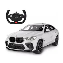 Zdalnie sterowany samochód COIL auto RC pilot BMW X6 M LED 1:14 pojazd biały