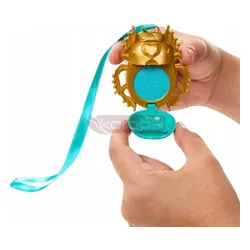 LALKA MONSTER HIGH Cleo De Nile GOLDEN GLAM CASE zestaw z tatuażami HNF72