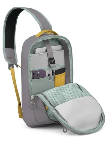 Plecak na jedno ramię Osprey Transporter Sling - frosty mint / soundwave grey