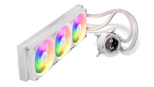 Chłodzenie Krux HydroGlance 360 ARGB LCD Biały