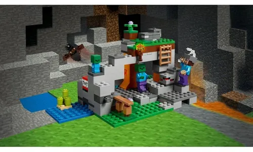 Конструктор Lego Minecraft пещера зомби (21141)