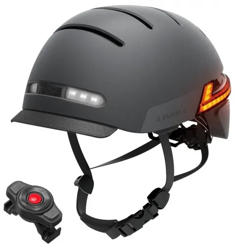 Kask LIVALL BH51M Neo Czarny z lampką (rozmiar M)