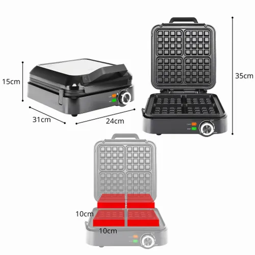 Gofrownica ELDOM WA1700 gofretti Czarny