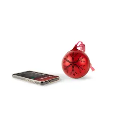 Głośnik Bluetooth BigBen XMASBALLRED Świecąca bombka świąteczna Czerwona