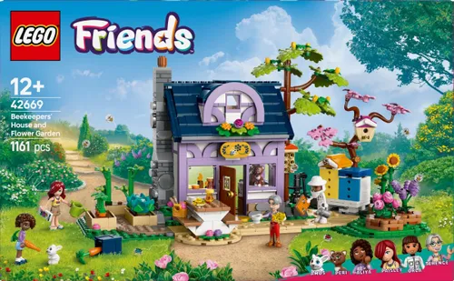 LEGO bricks Friends 42669 Дом пчеловода и цветочный сад