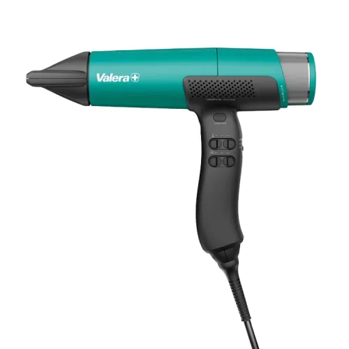 Suszarka do włosów Valera VanityCare AI Emerald Pulse Jonizacja Zimny nawiew 2000W 3 prędkości 3 temperatury